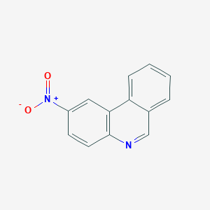 molecular formula C13H8N2O2 B14283531 2-Nitrophenanthridine CAS No. 137531-20-5