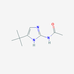 molecular formula C9H15N3O B14283558 N-(5-tert-butyl-1H-imidazol-2-yl)acetamide 