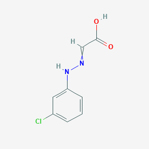 [2-(3-Chlorophenyl)hydrazinylidene]acetic acid