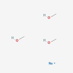 molecular formula C3H12NaO3+ B14283600 sodium;methanol CAS No. 122069-50-5