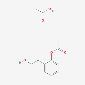 Acetic acid;[2-(2-hydroxyethyl)phenyl] acetate