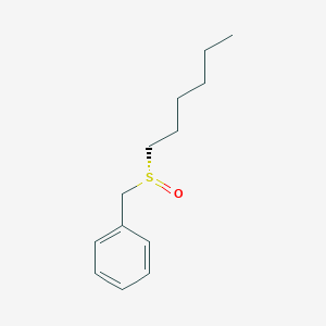 Benzene, [[(S)-hexylsulfinyl]methyl]-