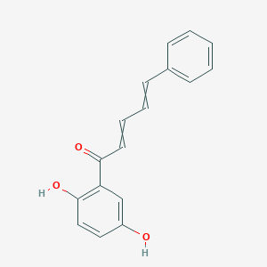 1-(2,5-Dihydroxyphenyl)-5-phenylpenta-2,4-dien-1-one