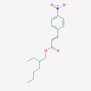 molecular formula C17H23NO4 B14283663 2-Ethylhexyl 3-(4-nitrophenyl)prop-2-enoate CAS No. 150668-31-8