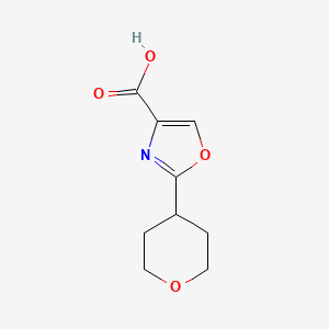 2-(Oxan-4-yl)-1,3-oxazole-4-carboxylic acid