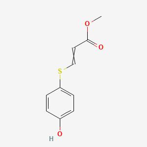 Methyl 3-[(4-hydroxyphenyl)sulfanyl]prop-2-enoate