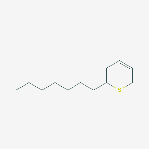 2-Heptyl-3,6-dihydro-2H-thiopyran