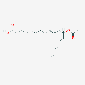 12-(Acetyloxy)octadec-9-enoic acid