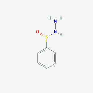 molecular formula C6H8N2OS B14283746 Benzenesulfinohydrazide CAS No. 138509-73-6