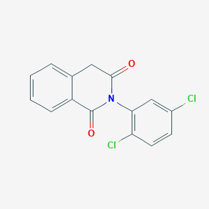 molecular formula C15H9Cl2NO2 B14283780 2-(2,5-Dichlorophenyl)isoquinoline-1,3(2H,4H)-dione CAS No. 126070-13-1