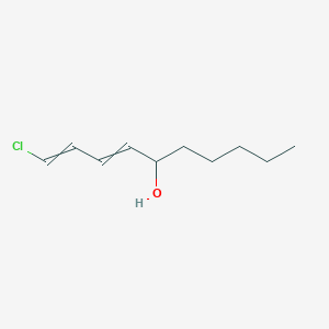 molecular formula C10H17ClO B14283808 1-Chlorodeca-1,3-dien-5-ol CAS No. 138035-38-8