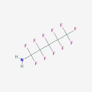 molecular formula C5H2F11N B14283831 Undecafluoropentan-1-amine CAS No. 134380-80-6