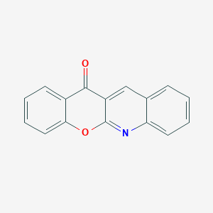 molecular formula C16H9NO2 B14283832 12H-[1]Benzopyrano[2,3-b]quinolin-12-one CAS No. 128676-96-0