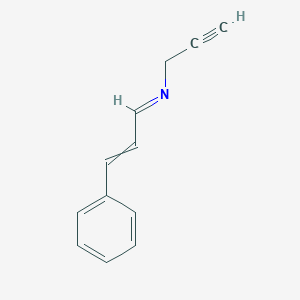 molecular formula C12H11N B14283847 (1E)-3-Phenyl-N-(prop-2-yn-1-yl)prop-2-en-1-imine CAS No. 164354-47-6