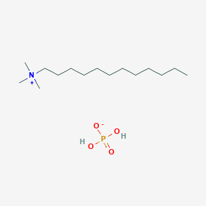 molecular formula C15H36NO4P B14283883 N,N,N-Trimethyldodecan-1-aminium dihydrogen phosphate CAS No. 124900-36-3