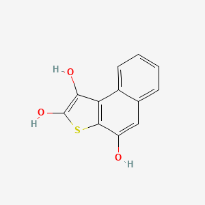 molecular formula C12H8O3S B14283900 Naphtho[2,1-B]thiophene-1,2,4-triol CAS No. 137867-69-7