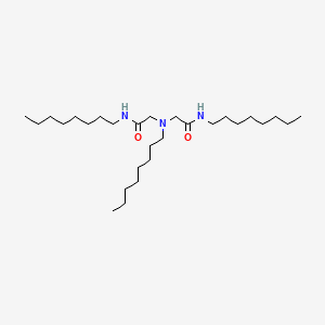 molecular formula C28H57N3O2 B14283912 2,2'-(Octylazanediyl)bis(N-octylacetamide) CAS No. 136557-66-9