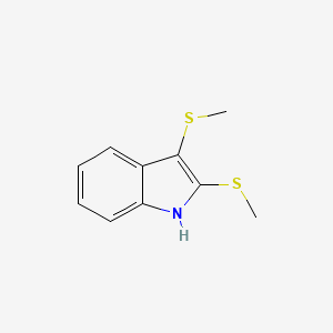 2,3-Bis(methylsulfanyl)-1H-indole