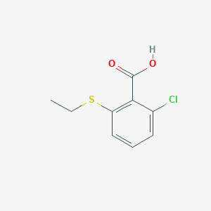 molecular formula C9H9ClO2S B1428397 2-Chloro-6-(ethylsulfanyl)benzoic acid CAS No. 1344255-26-0