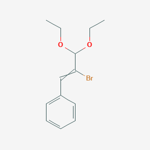 (2-Bromo-3,3-diethoxyprop-1-en-1-yl)benzene