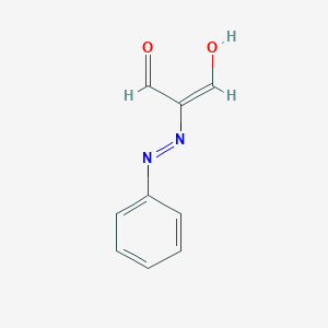 molecular formula C9H8N2O2 B14284020 (E)-3-hydroxy-2-phenyldiazenylprop-2-enal 