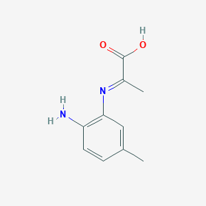 (2E)-2-[(2-Amino-5-methylphenyl)imino]propanoic acid