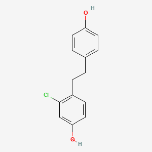 3-Chloro-4-[2-(4-hydroxyphenyl)ethyl]phenol