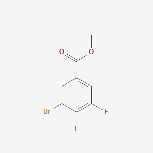 molecular formula C8H5BrF2O2 B1428408 Methyl 3-bromo-4,5-difluorobenzoate CAS No. 1244642-70-3