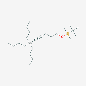 Silane, (1,1-dimethylethyl)dimethyl[[5-(tributylstannyl)-4-pentynyl]oxy]-