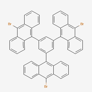 molecular formula C48H27Br3 B1428410 9,9',9''-(Benzene-1,3,5-triyl)tris(10-bromoanthracene) CAS No. 813461-34-6
