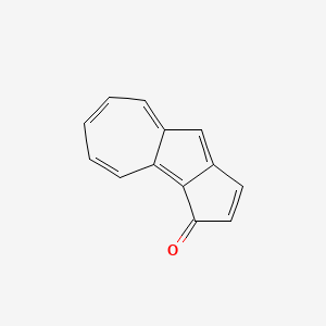 molecular formula C13H8O B14284140 3H-Cyclopenta[A]azulen-3-one CAS No. 140666-49-5