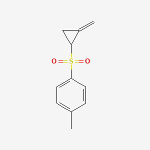 molecular formula C11H12O2S B14284163 1-Methyl-4-(2-methylidenecyclopropane-1-sulfonyl)benzene CAS No. 134259-34-0