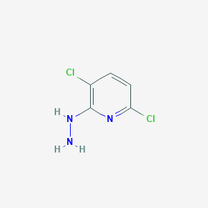 molecular formula C5H5Cl2N3 B14284181 3,6-Dichloro-2-hydrazinylpyridine CAS No. 138705-60-9