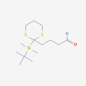 1,3-Dithiane-2-butanal, 2-[(1,1-dimethylethyl)dimethylsilyl]-