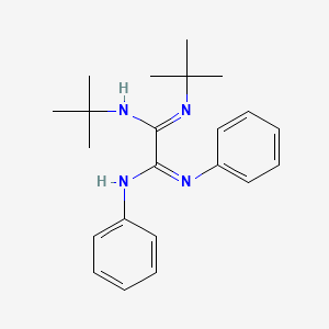 (1Z,2E)-N~1~,N'~1~-Di-tert-butyl-N~2~,N'~2~-diphenylethanediimidamide