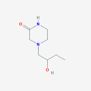 4-(2-Hydroxybutyl)piperazin-2-one