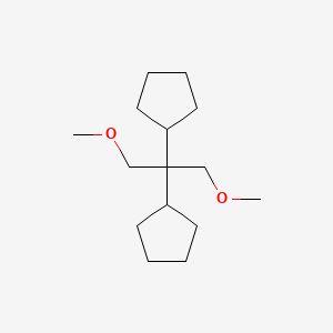 Cyclopentane, 1,1'-[2-methoxy-1-(methoxymethyl)ethylidene]bis-