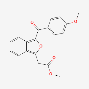 Methyl [3-(4-methoxybenzoyl)-2-benzofuran-1-yl]acetate