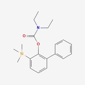 3-(Trimethylsilyl)[1,1'-biphenyl]-2-yl diethylcarbamate