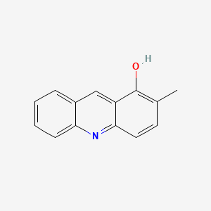 molecular formula C14H11NO B14284354 Acridinone, methyl- CAS No. 139584-03-5