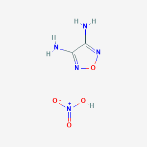 Nitric acid;1,2,5-oxadiazole-3,4-diamine