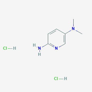 molecular formula C7H13Cl2N3 B1428440 N5,N5-二甲基吡啶-2,5-二胺二盐酸盐 CAS No. 1211513-26-6