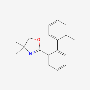 Oxazole, 4,5-dihydro-4,4-dimethyl-2-(2'-methyl[1,1'-biphenyl]-2-yl)-