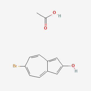 Acetic acid;6-bromoazulen-2-ol