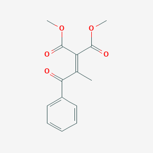 Dimethyl (1-oxo-1-phenylpropan-2-ylidene)propanedioate