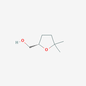 molecular formula C7H14O2 B1428457 (S)-(5,5-Dimethyltetrahydrofuran-2-YL)methanol CAS No. 36326-34-8