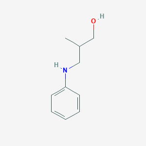 molecular formula C10H15NO B14284571 1-Propanol, 2-methyl-3-(phenylamino)- CAS No. 139944-54-0