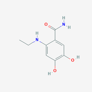 2-(Ethylamino)-4,5-dihydroxybenzamide