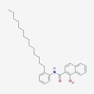 molecular formula C31H41NO2 B14284615 1-Hydroxy-N-(2-tetradecylphenyl)naphthalene-2-carboxamide CAS No. 137897-12-2