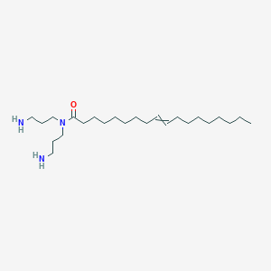 molecular formula C24H49N3O B14284618 N,N-bis(3-aminopropyl)octadec-9-enamide CAS No. 138249-75-9